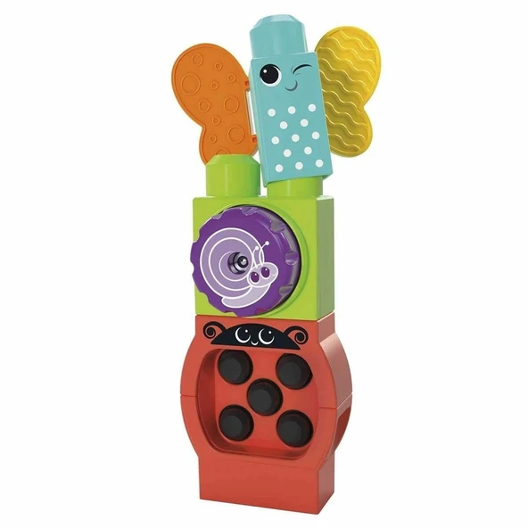 Hkn44 Mega Bloks® Hareketli Duyusal Gelişim Tırtılı 30 Parça +1 Yaş - 3