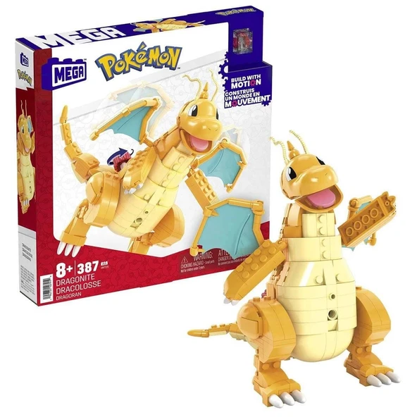 Hkt25 Mega™ Pokémon™ Dragonite 387 Parça +8 Yaş - 6