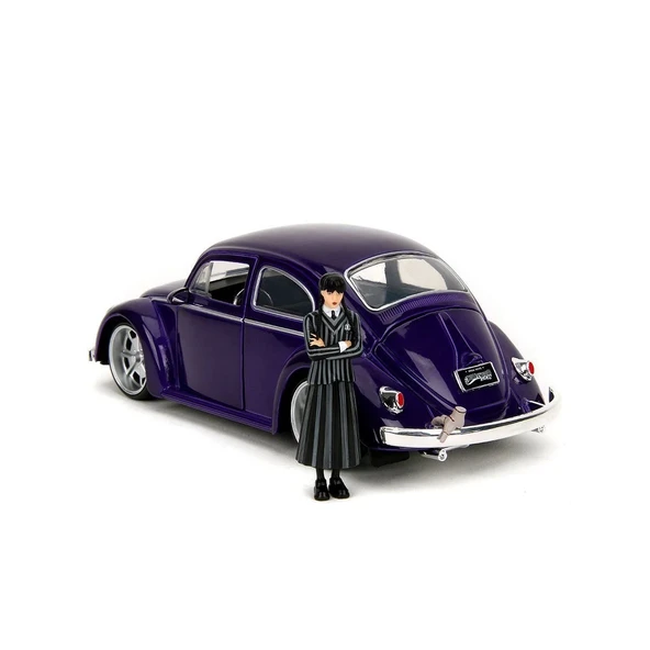 253255076 Jada Wednesday Volkswagen Beetle 1 24 - 4
