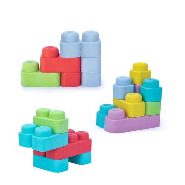 04005 Yumuşak Big Bloklar 12 Parça -dede - 2
