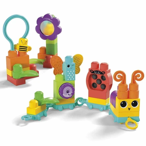 Hkn44 Mega Bloks® Hareketli Duyusal Gelişim Tırtılı 30 Parça +1 Yaş - 2