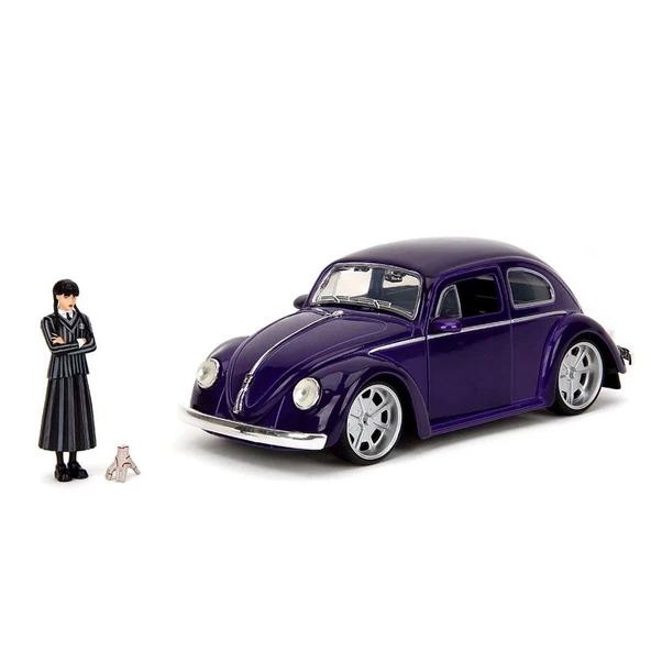 253255076 Jada Wednesday Volkswagen Beetle 1 24 - 2