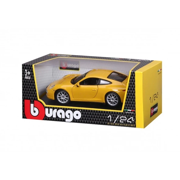 21065 Burago 1:24 Porsche 911 Carrera S Model Araba - 1