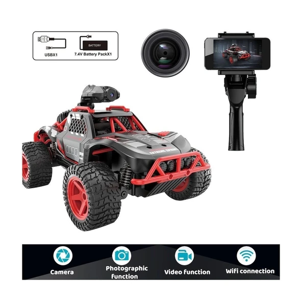 Syr-666-764wa Kumandalı Şarjlı Kameralı Off Road Araba -vardem Oyuncak - 2