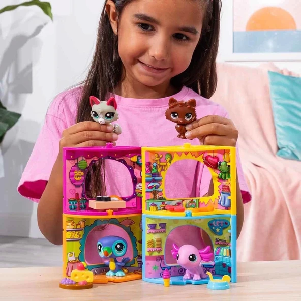 0590 Littlest Pet Shop Miniş Ve Temalı Oyun Köşesi -sunman - 8