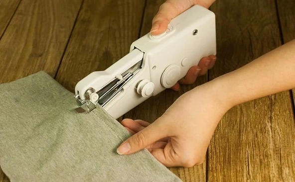 Mini Kolay Seyahat Ve Ev Tipi El Dikiş Makinesi Dikme Aleti - 3