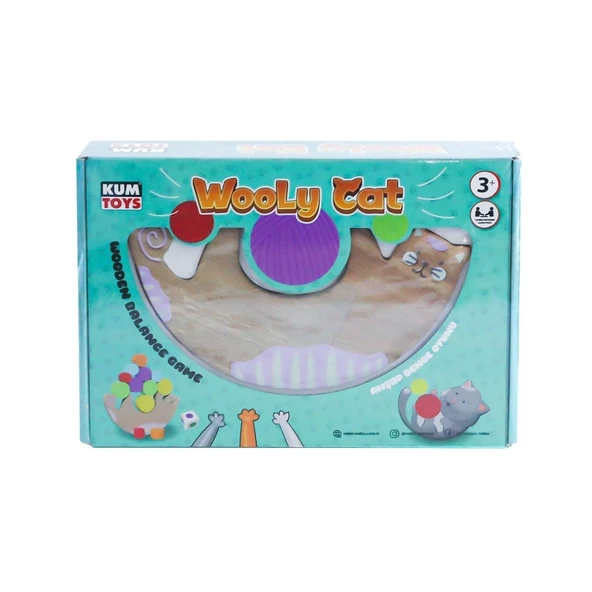 5672 Wooly Cat Kedi Oyunu -kumtoys - 1