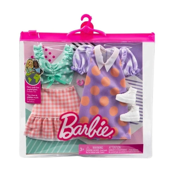 Gwf04 Barbie'nin Kıyafet Koleksiyonu 2'li Paketler / +3 Yaş - 2