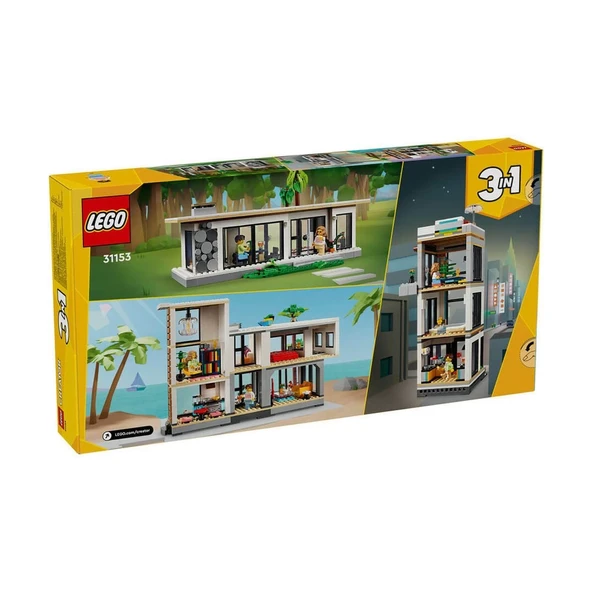 31153 Lego Creator 3ü1 Arada Modern Ev 939 Parça +9 Yaş - 4