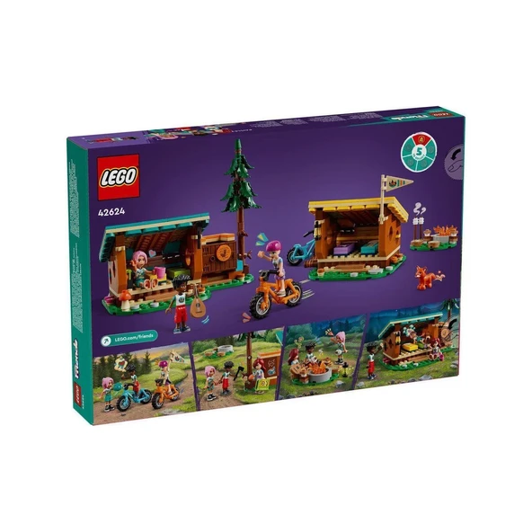 42624 Lego Friends Macera Kampı Şirin Kulübeler 437 Parça +7 Yaş - Resim 4