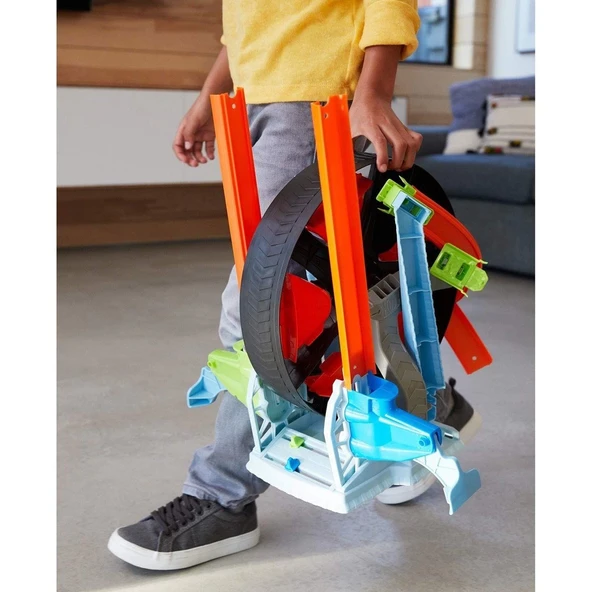 Gjm77 Hot Wheels, Dönen Tekerlek Macerası Yarış Seti / 4-8 Yaş - 4