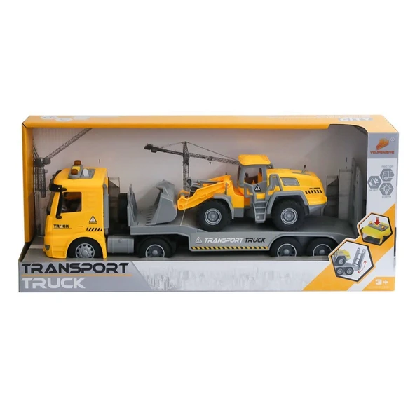 Py8812a By Kut Sürt Sesli Işıklı Dozer Taşıyan Tır 12