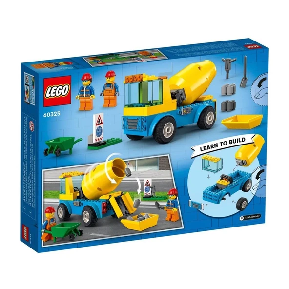 60325 Lego City - Beton Mikseri 85 Parça +4 Yaş - Resim 4