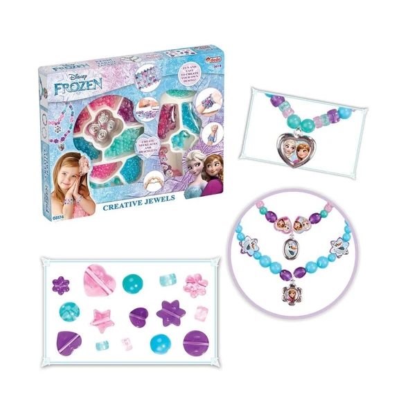 03174 Frozen Takı Seti 2'li -dede