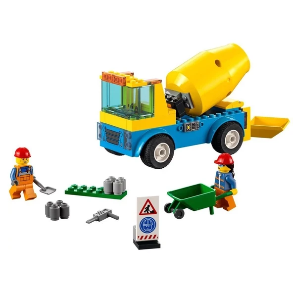 60325 Lego City - Beton Mikseri 85 Parça +4 Yaş - Resim 2