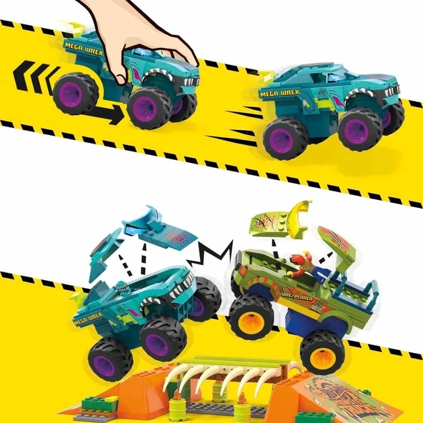 Hkf89 Mega Hot Wheels® Mega-wrex™ Dinozor Kemikli Aksiyon Sahası - 3