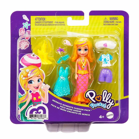 Hnf50 Polly Pocket Ve Moda Aksesuarları Oyun Setleri - Mattel