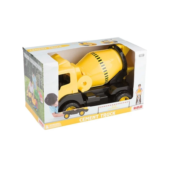 7121 Oyuncak -cımento Kamyonu Pencelı Kutuda 42 Cm