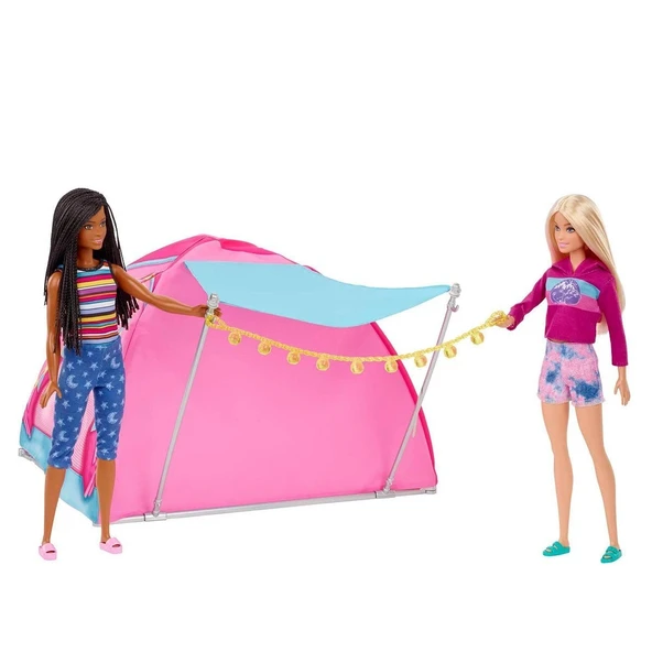 Hgc18 Barbie Malibu Ve Brooklyn Kampta Oyun Seti - 3