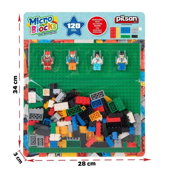 03 625 Pilsan Micro Bloklar 120 Parça - 2