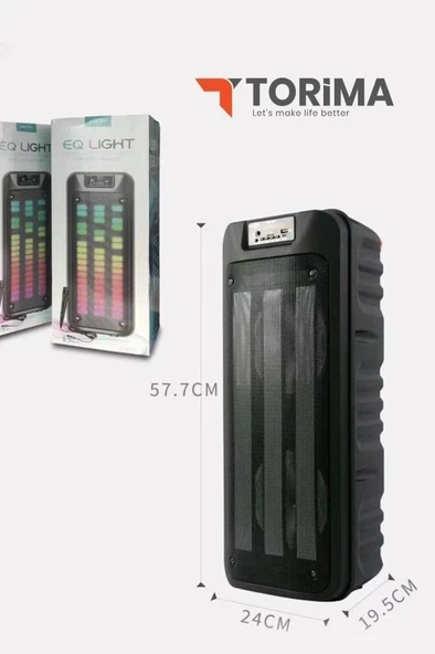 Gts-1852 Taşınabilir Rgb Ledli Bluetooth Hoparlör Usb-tf Siyah - 4