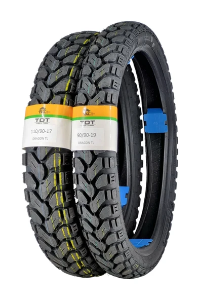 TDT TYRES  110/90-17 VE 90/90-19 KUBA BLACKCAT TL (TUBELESS - DUBLEKS) LASTİK TAKIMI - 3