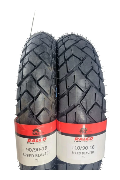RALCO TYRES  110/90-16 VE 90/90-18 TAKIM TL (TUBELESS - DUBLEKS) MOTOSİKLET LASTİĞİ