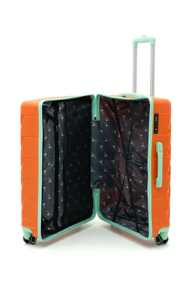 Copella Polipropilen & Kırılmaz 2'li Valiz Seti Büyük & Kabin -Turuncu - Resim 3