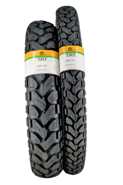 TDT TYRES  460-18 VE 300-21 TL (TUBELESS - DUBLEKS) LASTİK TAKIMI - 2