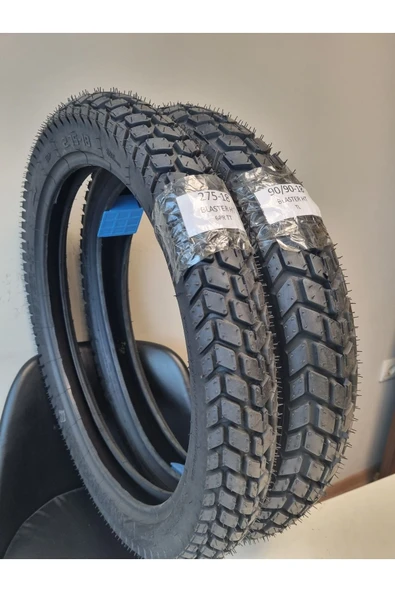 RALCO TYRES  Honda Cbf 150 / Cb 125e Ön/arka Set 275-18(TUBETYPE) Ve 90/90-18 Lastik(TUBELESS) - 1