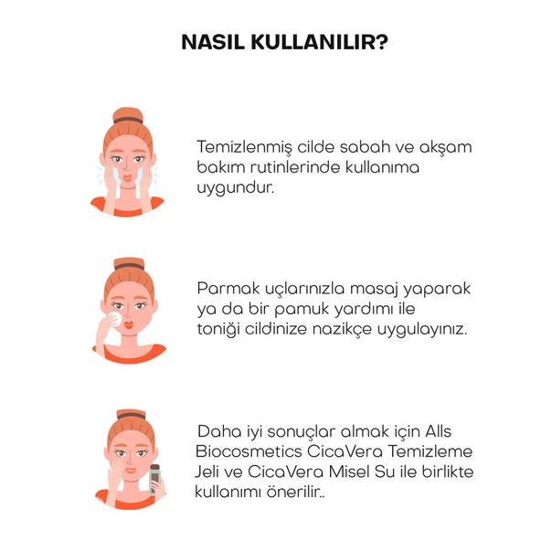 Alls Biocosmetics Organik CicaVera Prebiyotik Tonik 100 ml - 6