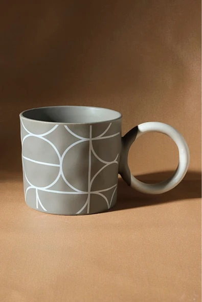 Oslo Mug Kupa 420 ml Kahverengi ürün görseli 1