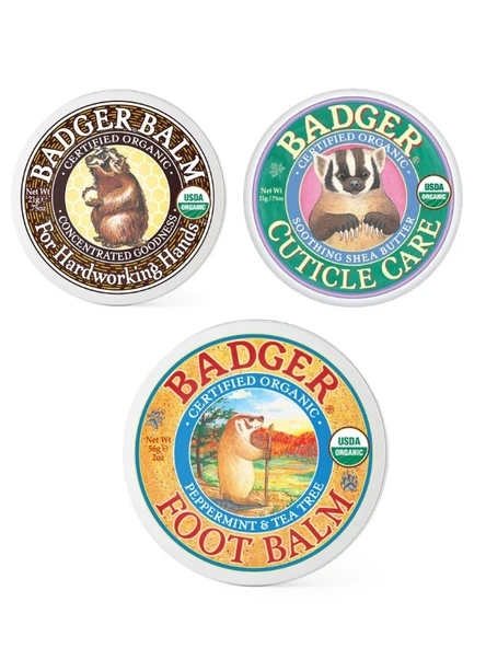 BADGER EL AYAK ve TIRNAK BAKIMI ÜÇLÜ SET