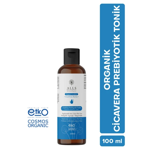 Alls Biocosmetics Organik CicaVera Prebiyotik Tonik 100 ml - 3
