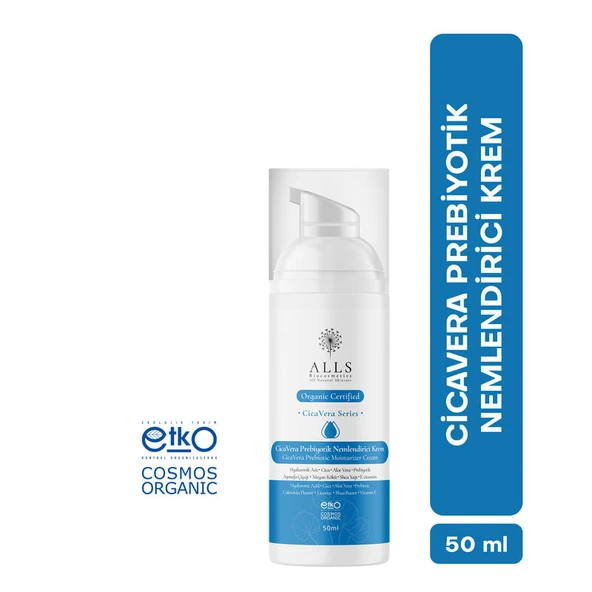 Alls Biocosmetics Organik CicaVera Prebiyotik Nemlendirici Krem 50 ml - 2