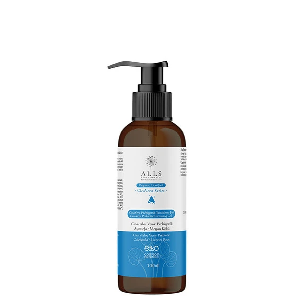 Alls Biocosmetics Organik CicaVera Prebiyotik Temizleme Jeli 100 ml