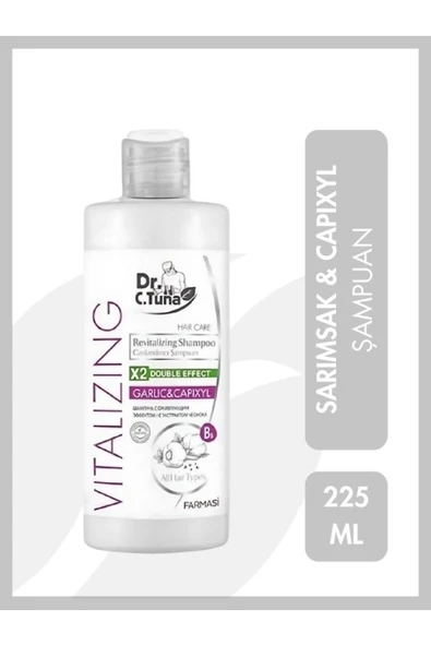 FARMASİ Dr. C. Tuna Vitalizing Sarımsaklı Şampuan 225ml