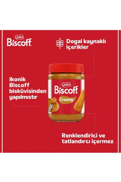 Lotus Biscoff Sürülebilir Karamelize Bisküvi Ezmesi - 400 Gr X 2 Adet - 3