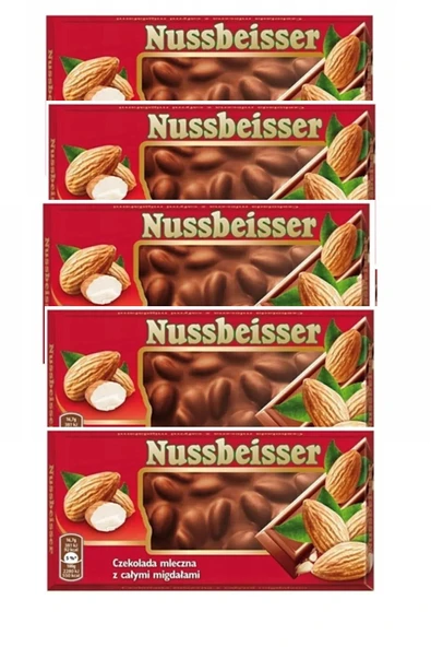 Choceur Nussbeisser Bol Bademli 100 Gr Çikolata x 5 Paket