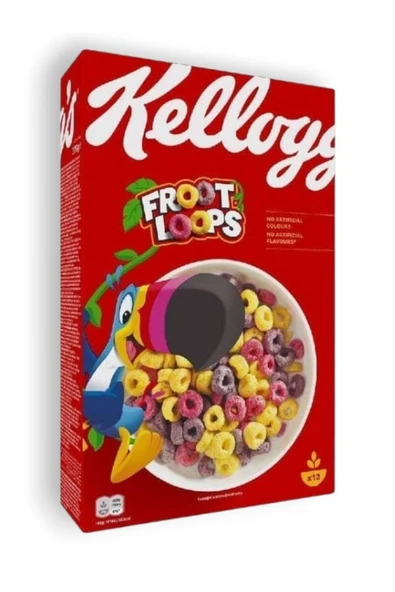 Nestle Kelloggs Meyveli Kahvaltılık Mısır Gevreği Unicorn Froot Loops 375 gr