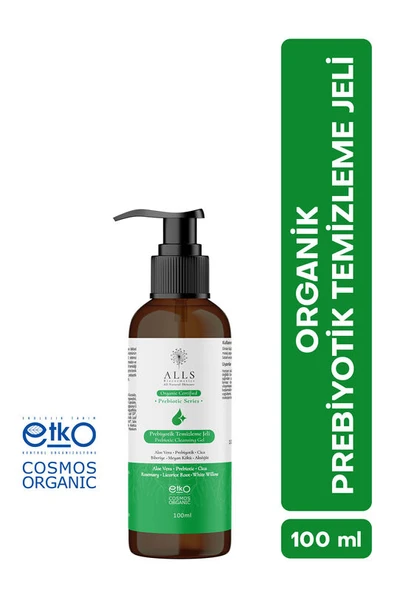 Alls Biocosmetics Organik Prebiyotik Temizleme Jeli 100 ml - Resim 3