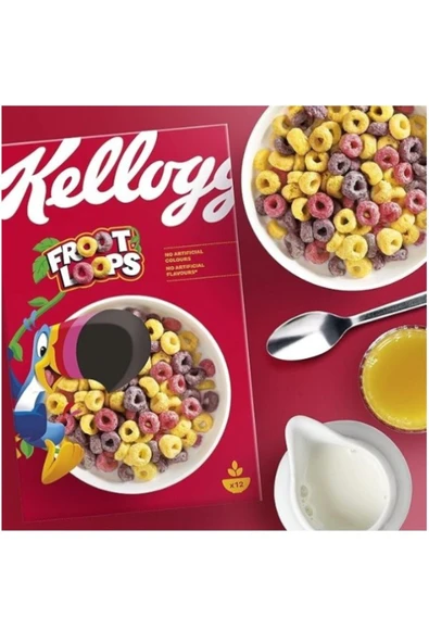 Nestle Kelloggs Meyveli Kahvaltılık Mısır Gevreği Unicorn Froot Loops 375 gr - 4