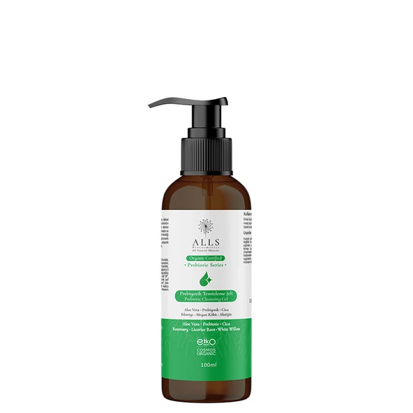 Alls Biocosmetics Organik Prebiyotik Temizleme Jeli 100 ml