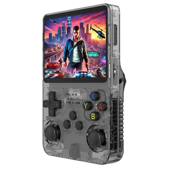 Konsol Plus R36S Retro El Oyun Konsolu 3,5 inç IPS Ekran 15 000 Oyun 64 Gb 8 Renk - 6