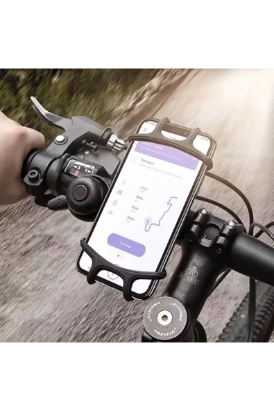 ROBESBON 4.7-6.5 Inc Silikon Scooter, Bisiklet Telefon Tutucu
