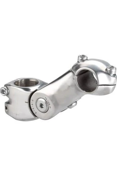 ROBESBON Zoom As-812 Açı Ayarlı Gidon Boğazı 25.4mm Gümüş 105 Mm