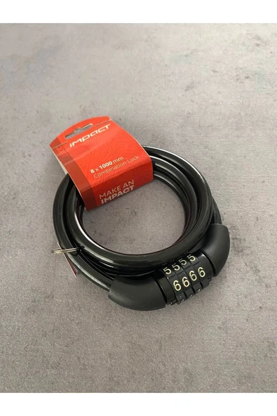 ROBESBON Şifreli Bisiklet Kilidi 6x1000 Mm