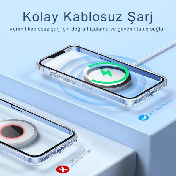 Polham 0.4mm 10 Adet Set Ultra İnce Yapışkanlı Mıknatıslı Metal Halka, 3M Hafif Tüm Telefonlara Uyumlu - 3