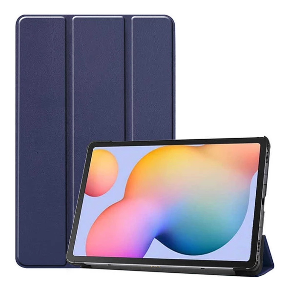 Lenovo M10 Plus TB-X606F Zore Smart Cover Standlı 1-1 Tablet Kılıf - Resim 3