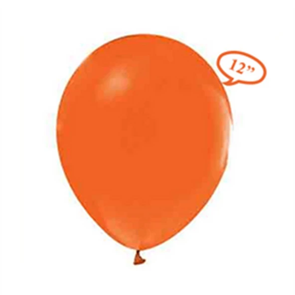 PASTEL BALON TURUNCU 10 ADET - 3